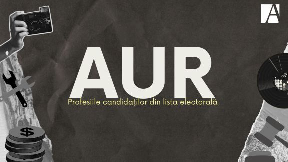 Profesiile candidaților din lista electorală a Alianței pentru Unirea Românilor (INFOGRAFIC)