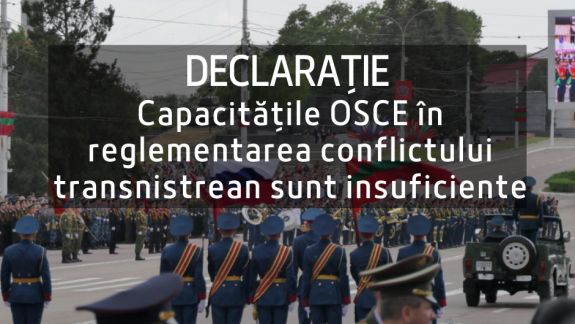 Promo-LEX: Capacitățile OSCE în reglementarea conflictului transnistrean sunt insuficiente