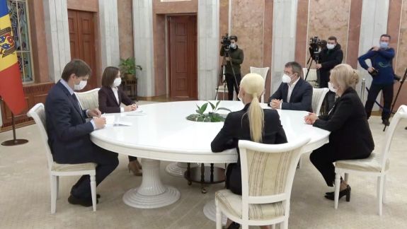 Sîrbu, alături de Tauber și Ivanov, la Președinție: „Suntem gata să ne asumăm guvernarea, dar vă spunem mai târziu candidatul (VIDEO)