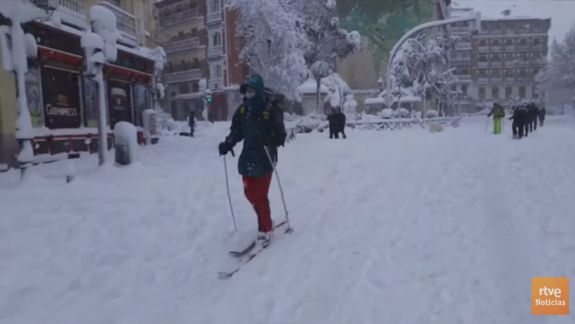 Spania, acoperită de zăpadă abundentă: Patru persoane au decedat în urma furtunii Filomena (VIDEO)