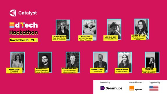 EdTech Hackathon: fuziunea dintre tehnologie și experiențe practice. Cine sunt speakerii și mentorii
