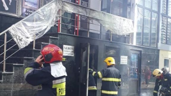 Un incendiu a avut loc în subsolul clădirii unde se află Poșta Moldovei și Ministerul Tehnologiei Informației și Comunicațiilor