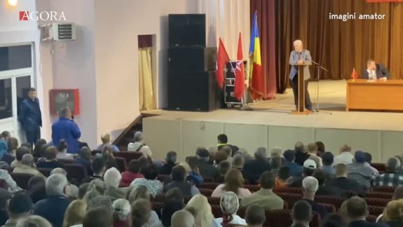 Voronin, numit trădător de un vorbitor de rusă, la o întâlnire electorală la Orhei: „Cum să vă mai credem?” Explicația comunistului (VIDEO)