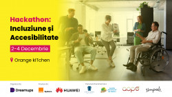 Hackathon pentru Incluziune și Accesibilitate în Moldova. Între 2 și 4 decembrie creează soluții inovative împreună cu organizatorii evenimentului