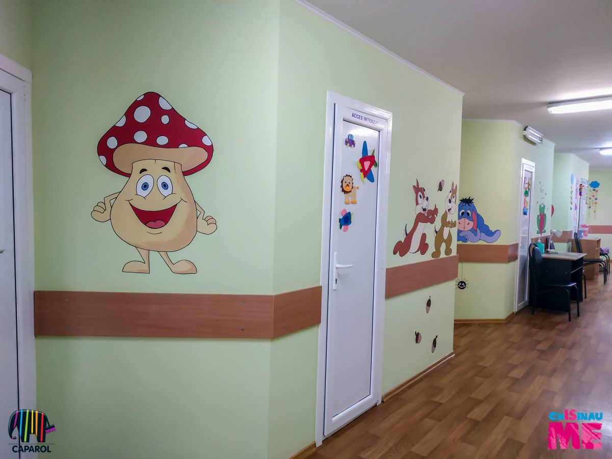 Personaje din desenele animate au pus stăpânire pe pereții Spitalului pentru copii nr. 1 (GALERIE FOTO)