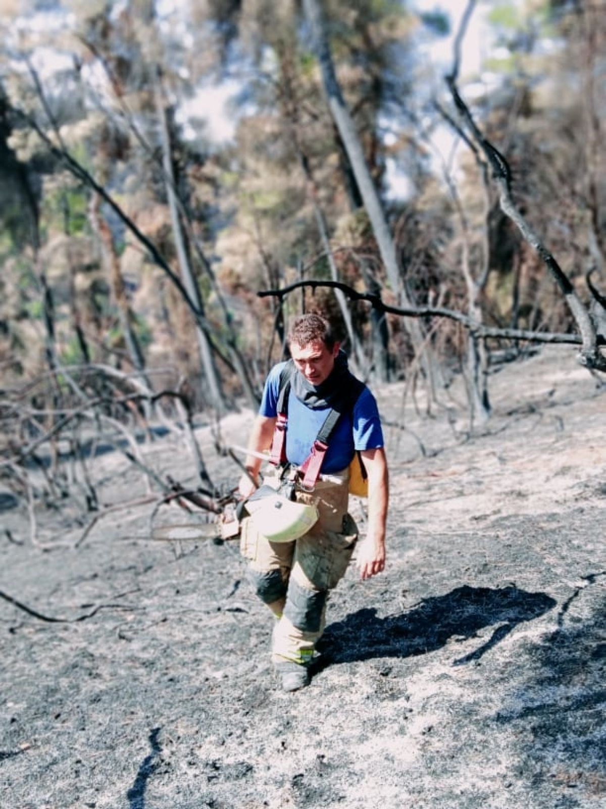 Pompierii din Moldova, în intervenția din Grecia: 260 de focare stinse, de pe 128 de ha de teren în flăcări (GALERIE FOTO)