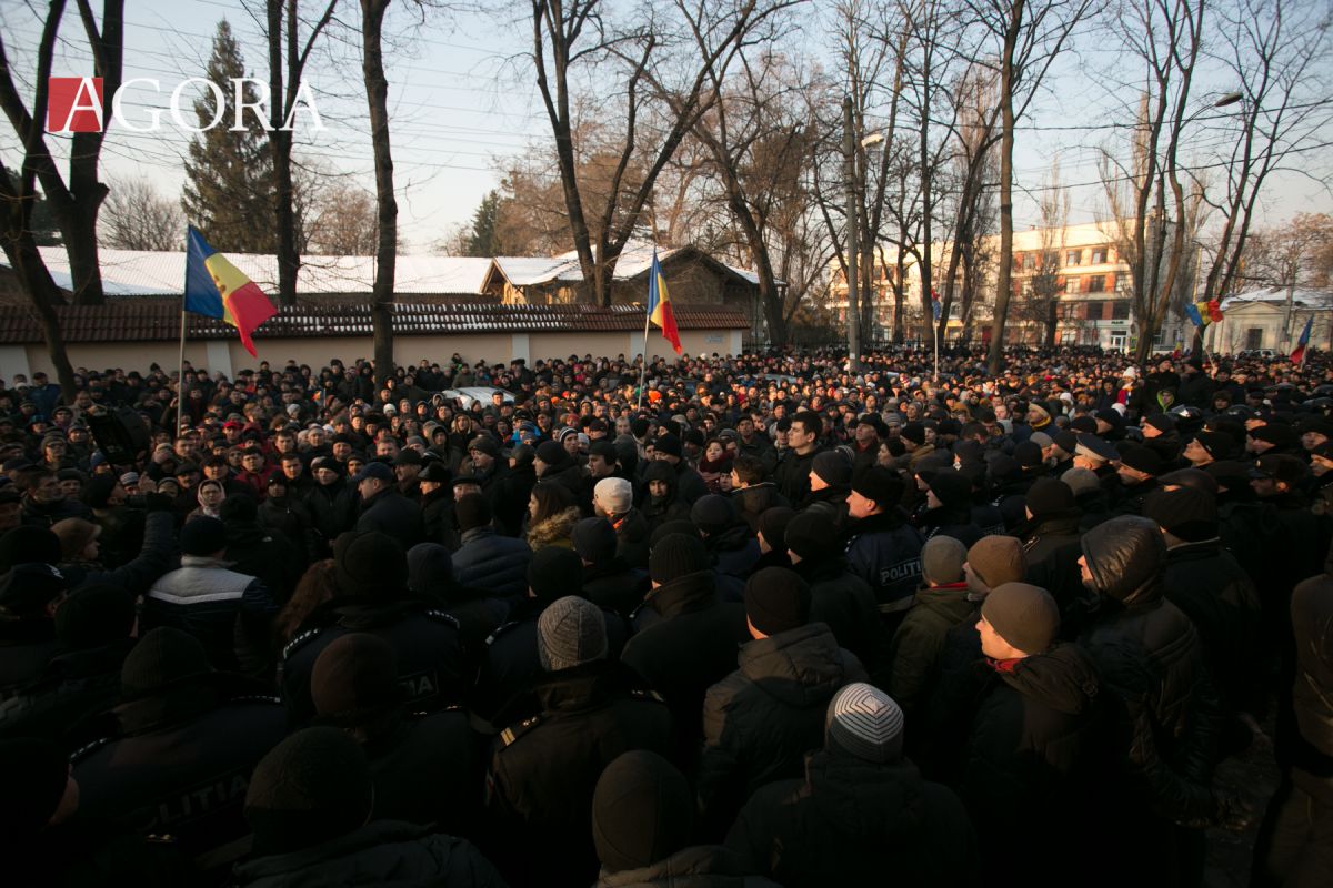GALERIE FOTO: Protestele din centrul capitalei de pe 21 ianuarie 