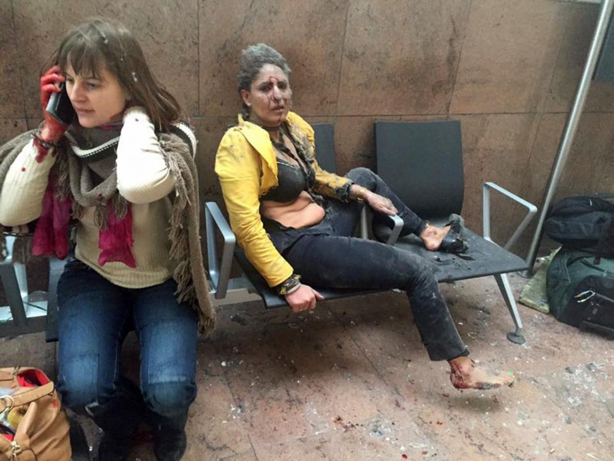 GALERIE FOTO. Starea lucrurilor după atacurile teroriste de la Bruxelles