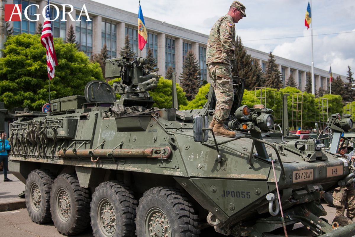 GALERIE FOTO. Expoziție militară a armatei SUA și Moldovei în PMAN