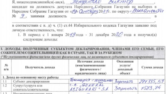 Profil de candidat | Circumscripția Nr. 9 Vulcănești. Cine sunt candidații care luptă pentru fotoliul de deputat în Adunarea Populară a Găgăuziei