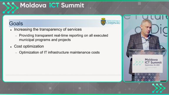 Digitalizarea serviciilor la nivel local. Experiența Primăriei Municipiului Chișinău, la ICT Summit