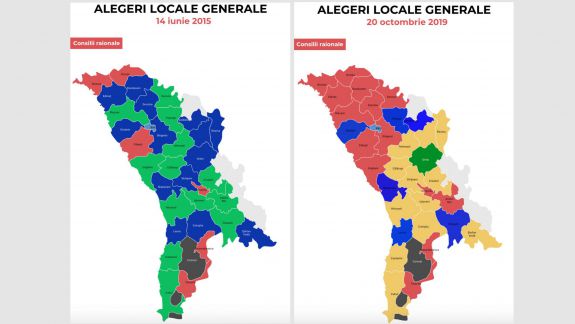 2015 vs 2019! Cum s-au schimbat la față raioanele din RM, după alegerile locale (INFOGRAFIC)