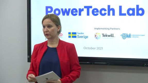 Reprezentanta Ambasadei Suediei, despre importanța laboratorului PowerTechLab
