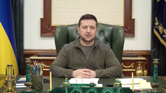 Președintele Ucrainei, Volodimir Zelenski, confirmă că este în Kiev