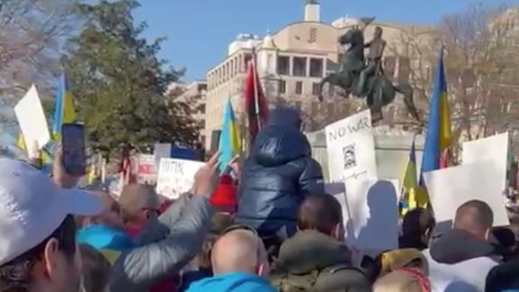 SUA: Un alt miting în susținerea Ucrainei