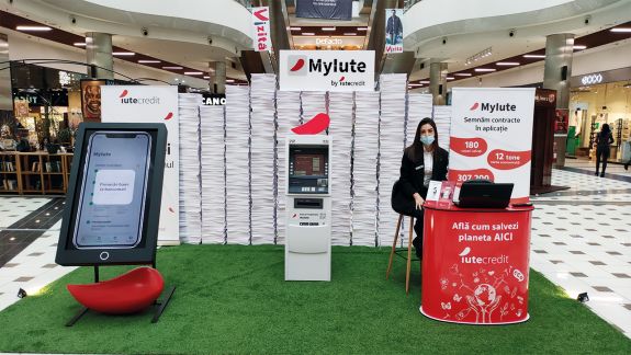 Câtă hârtie a economisit IuteCredit în două luni (VIDEO)