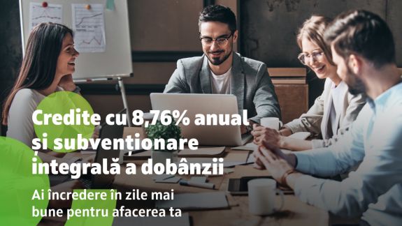 Credite pentru afaceri de la Mobiasbanca – OTP Group, cu posibilitate de subvenționare integrală a dobânzii