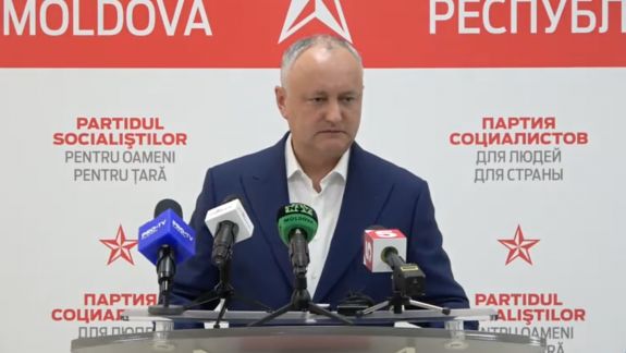 Dodon cheamă oamenii la protest, după reținerea lui Stoianoglo: „Este o lovitură de stat”