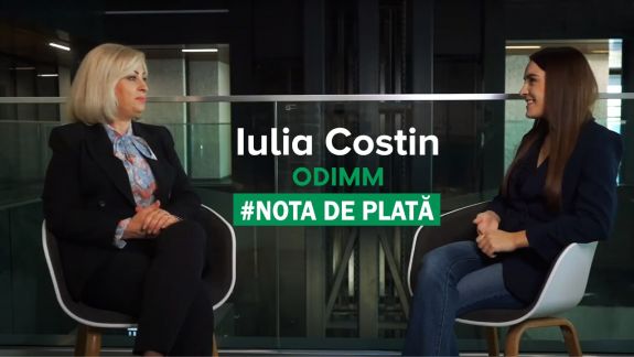 Iulia Costin, despre sursele de finanțare ODIMM, sprijinul pe timp de pandemie și granturi pentru tineri | Nota de Plată 