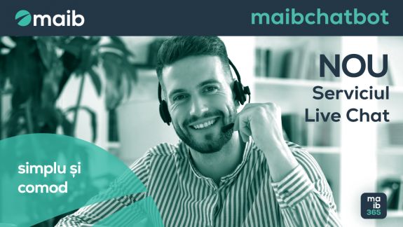 Nou de la maib: Cu live chat ești la un click distanță de serviciul asistență al băncii