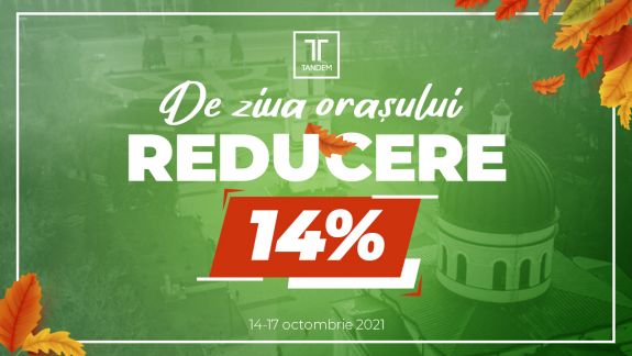 Promoție de hramul capitalei la Tandem: ai -14% toată mobila!
