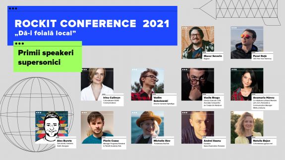 „Dă-i foială local”. Evenimentul marca Rockit Conference 2021 anunță primii speakeri supersonici!