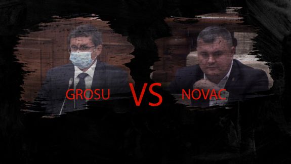 Schimb de replici între Grosu și Novac: „Mă tem să nu veniți într-o zi în rochie la Parlament” (VIDEO)