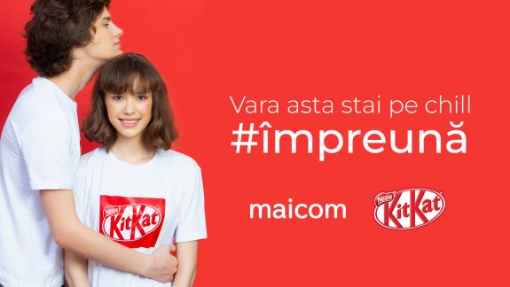 Vara asta, stai pe chill #ÎMPREUNĂ: maicom a lansat o linie de tricouri în colaborare cu KIT KAT ™