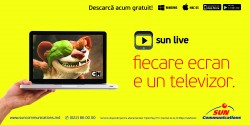 Sun Communications lansează, în premieră, un serviciu inovativ în televiziune – aplicația Sun Live