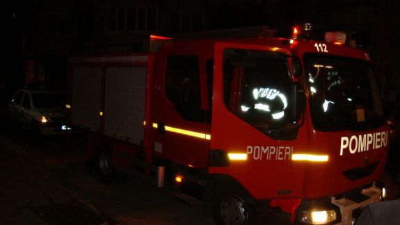 Un incendiu s-a produs la miez de noapte într-un bloc din sectorul Rîșcani