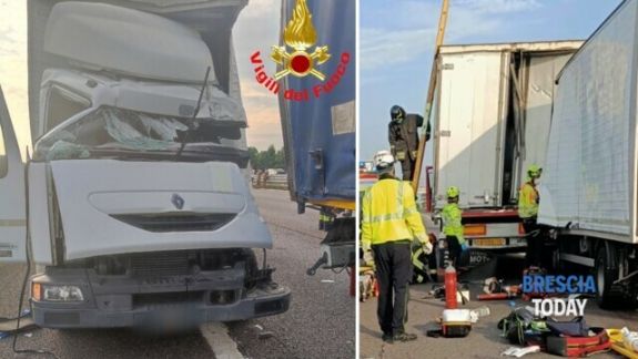 Un moldovean de 36 de ani, stabilit la Padova, a murit într-un accident rutier, strivit în cabina camionului în care se afla