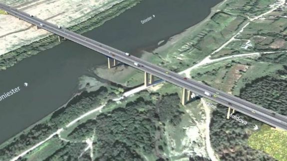 Un pod rutier va fi construit peste râul Nistru în zona localităților Cosăuți-Yampil