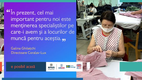 Visul copilăriei, transformat într-o afacere de familie la nivel European. Povestea unei fabrici de confecții de la Bălți (FOTO)