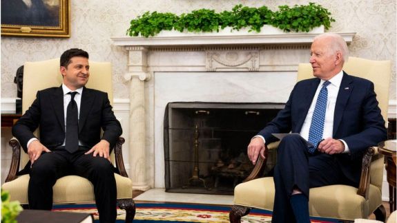 Volodimir Zelenski și Joe Biden au emis o declarație comună în urma discuțiilor de la Washington