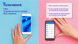 Pe VB24 de la Victoriabank, ai 0% comision la transferuri între conturi proprii